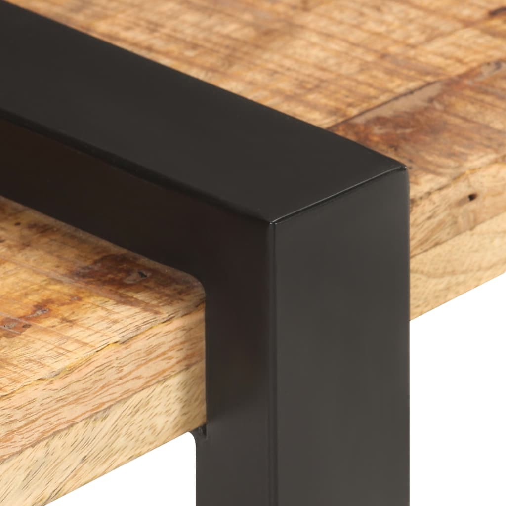 TV Cabinet 160x40x40 cm Solid Rough Mango Wood